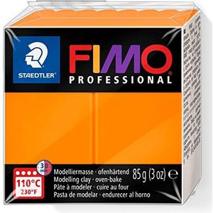 STAEDTLER 8004-4 - Fimo Professional normaal blok, 85 g, oranje