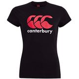 Canterbury - T-shirt - Zwart - Dameslogo
