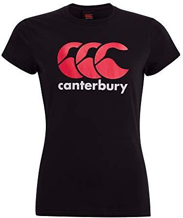 Canterbury - T-shirt - Zwart - Dameslogo