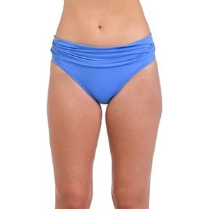 La Blanca Dames Island Goddess Gestreepte Hipster Badpak Onderste Bikini, Chambray, 4, Chambray, 4