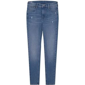 Pepe Jeans Pixlette High Jeans voor meisjes, blauw (denim-mr0), 4 Jaar