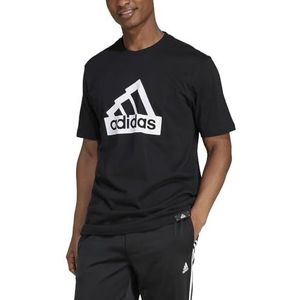 adidas Heren MODERN ESSENTIALS GRAPHIC TEE, BLACK, M