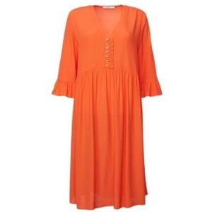 ESPRIT Dames 023EE1E313 jurk, 635/ORANJE RED, 40, 635/oranje-rood, 40