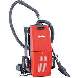 CLEANFIX RS05 CAS Accu-rugzakstofzuiger, draadloze accustofzuiger, ergonomische rugstofzuiger met accu, gemaakt in Zwitserland
