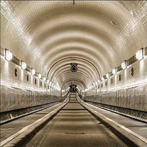 Pro-Art g1559k muurschildering Giclee 'Alter Elbtunnel' 70 x 70 cm