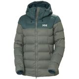Helly Hansen DAMES VERGLAS GLACIER DOWN JAS, 485 GRIJZE CACTUS/DONKERE CREEK, L