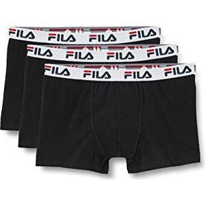 Fila FU5016/3 boxershorts voor heren, XL, zwart, 3 stuks