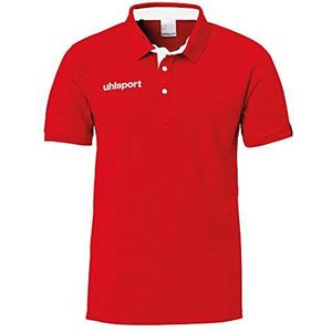 uhlsport Heren poloshirt Essential Prime Polo Shirt, Rood, 5XL, 100214906