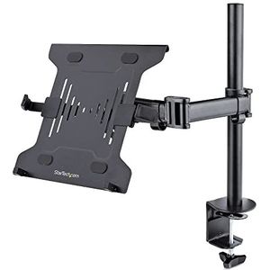 StarTech.com Laptop Bureausteun, Monitor en Laptop Beugel, Schermen tot 34in (8kg) & Laptops (4.5kg), Gearticuleerde VESA Laptopsteun, Bureauklem/Doorvoertule (A-LAPTOP-DESK-MOUNT)