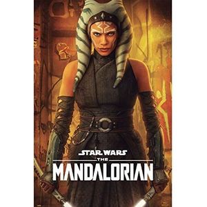 Grupo Erik Star Wars The Mandalorian Ahsoka Tano Poster, Multi kleuren, 61 x 91,5cm