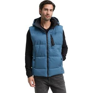 TOM TAILOR - Bodywarmer - Effen - Met Capuchon en Ritssluiting