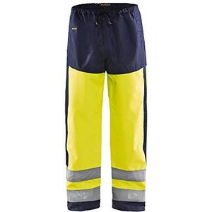 Blakläder 186519773389L broek voor regenbuien, maat L, geel/marineblauw