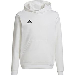 adidas Entrada 22 Sweat Hoodie uniseks-kind Sweatshirt,white/black,176