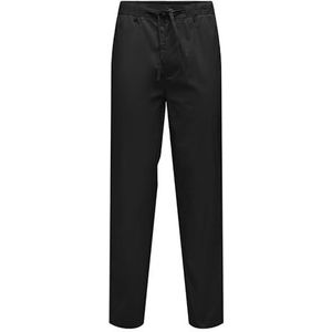 Only & Sons - ONSLOU - Broek - Zwart - Tapered