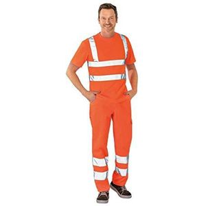 Planam T-Shirt"Waarschuwing" maat XL in oranje, 2095056