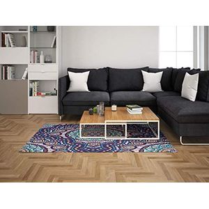Oedim – Mandala tapijt voor kamers PVC | 95 x 95 cm | PVC tapijt | Vinyl vloer | Home Decoration | Synthetische vloer | Beschermende vloer |