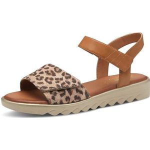 Jana Vegan platte damessandalen, luipaard, 36 EU, luipaard, 36 EU