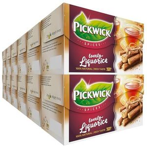 Pickwick Spices Zoethout Blend van Zwarte Thee en Oolong Thee (240 Theezakjes - 100% Natuurlijk) - 12 x 20 Zakjes