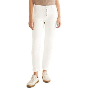 Street One dames jeans broek, ecru gewassen, 27W / 30L