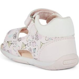 Geox B sandaal Tapuz Girl baby-meisjes sandaal, Pink Multicolor, 21 EU