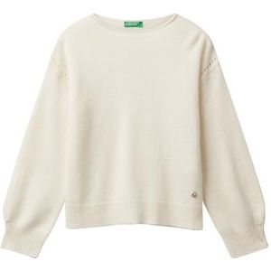 United Colors of Benetton Shirt G/C M/L, Wit, 130 cm