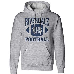 Riverdale RHS Football Pullover hoodie, Volwassenen, S-5XL, Heather Grey, Officiële Koopwaar