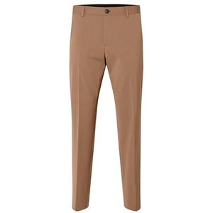 SELETED HOMME Heren Slhslim-Liam TRS Flex Noos kostuumbroek, camel, 50