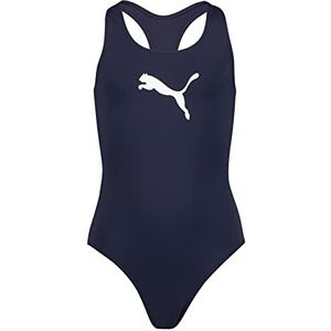 PUMA meisjes zwempak, Donkerblauw, 140 cm