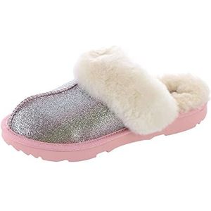 UGG Cozy II Glitter pantoffels voor meisjes, Metallic Rainbow, 28.5 EU