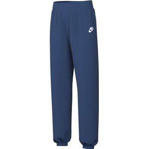 Nike Meisjes Full Length Pant G NSW Club FLC Loose Pant Lbr, Court Blue/Court Blue/White, FD2933-476, L