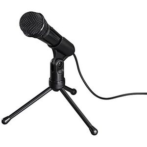 Hama MIC-935 Allround PC-microfoon, zwart, bekabeld, incl. statief, 175165