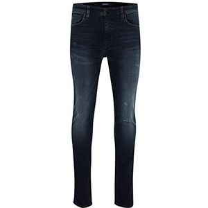 Blend 20710666 Heren Jeans Broek Denim 5-Pocket met Stretch Echo Fit Skinny Fit, Denim Blue Black (200298), 36W x 30L