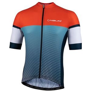 NALINI New Cross T-shirt voor heren, blauw/rood, 3XL