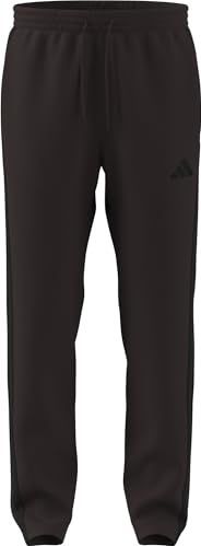 adidas - Essentials Open Hem - Fleecebroek - Zwart - 3 Stripes