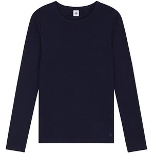 Petit Bateau - L'Iconique - T-shirt - Blauw - Lange Mouwen - 100% Katoen