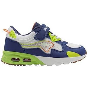 KangaROOS Kx-hold Ev Sneakers voor jongens, Navy Lime, 36 EU