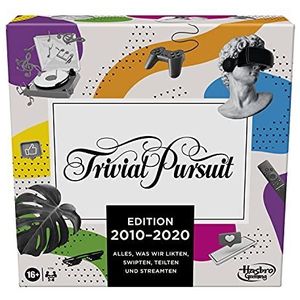 Hasbro Trivial Pursuit 2010 Edition bevat jaren 2010-2020, bordspel voor volwassenen en jongeren, voor 2-6 spelers vanaf 16 jaar