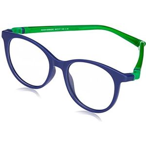 NANOVISTA Uniseks bril voor volwassenen, tweekleurig marine mat/groen, 50
