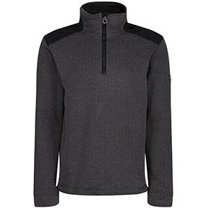 Regatta Professional Heren Holbeck Half Zip Fleece Zwart, Zwart, M