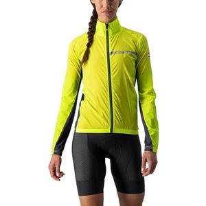 CASTELLI 4521529-032 SQUADRA ST. W JKT Jacket Vrouwen Geel Fluo/Donkergrijs XS