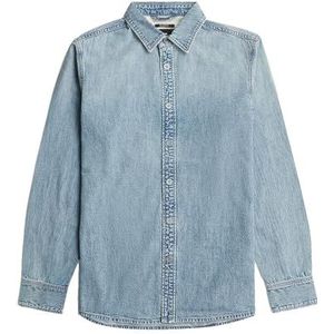 G-STAR Clean Slim overhemd, meerkleurig (Sun Faded Pacific Blue D27681-d539-h466), S