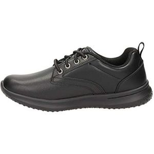 Skechers DELSON-Antigo Oxfords voor heren, Zwart Blk, 43 EU