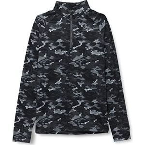 Odlo Unisex Midlayer 1/2 zip SESVENNA KIDS GRAPHIC sweatshirt, Graphite Grey, 116