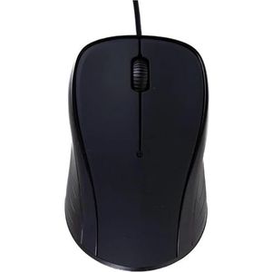 Optische muis, zwart, 1600 dpi, compact ontwerp, ideaal voor kinderen, games en dagelijks gebruik op computers.