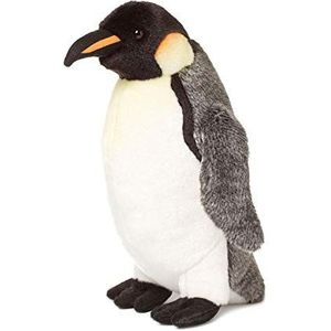 WWF 15189005 WWF00567 pluche keizerpinguïn, realistisch vormgegeven pluche dier, ca. 33 cm groot en heerlijk zacht