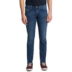 MUSTANG Oregon Tapered Jeans voor heren, slim fit, blauw (donkerblauw 982), 34W x 30L