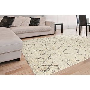 VIVA BERBER tapijt, synthetische vezel, crème, 133 x 190 x 2,53 cm
