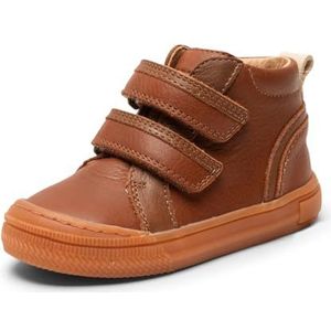 Bisgaard Cuba, uniseks kinderschoenen met klittenbandsluiting, Cognac, 22 EU