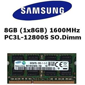 Samsung 8 GB (1x 8 GB) DDR3 1600 MHz (PC3L 12800S) SO Dimm Low Voltage Notebook Laptop Werkgeheugen RAM Memory
