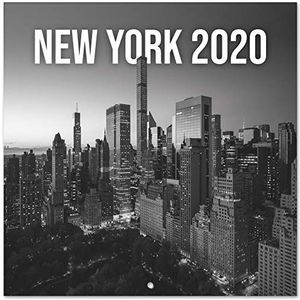 ERIK - New York B/White 2020 wandkalender, 16 maanden, 30 x 30cm